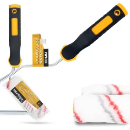 2x-walek-malarski-10-cm-malowania-scian-mabli-farb-lakierow-1x-raczka