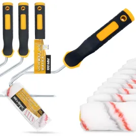 10x-walek-malarski-10-cm-malowania-scian-mabli-farb-lakierow-3x-raczka