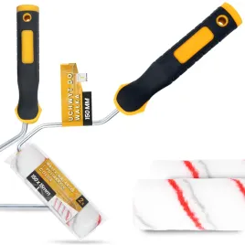 2x-walek-malarski-15-cm-malowania-scian-mabli-farb-lakierow-1x-raczka