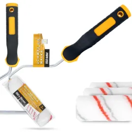 3x-walek-malarski-15-cm-malowania-scian-mabli-farb-lakierow-1x-raczka