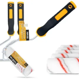 5x-walek-malarski-15-cm-malowania-scian-mabli-farb-lakierow-2x-raczka