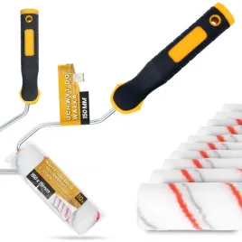 10x-walek-malarski-15-cm-malowania-scian-mabli-farb-lakierow-1x-raczka