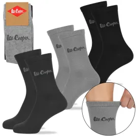 lee-cooper-skarpety-meskie-3-pary-dlugie-bawelna-logo-szare-rozmiar-43-46