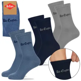 lee-cooper-skarpety-meskie-3-pary-dlugie-bawelna-logo-niebieskie-43-46