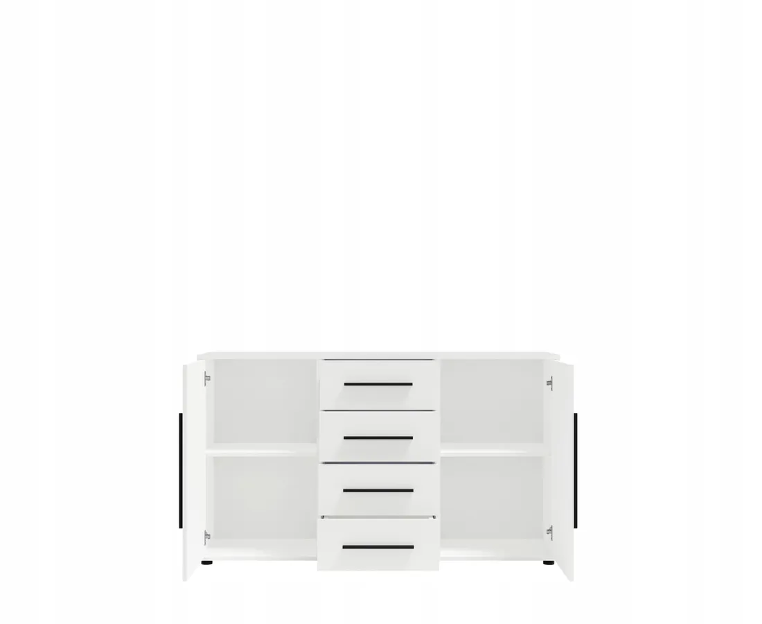 komoda-maxione-2d4sz-czarna-stan-nowy