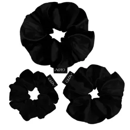 glov-satin-scrunchies-gumki-do-wlosow-s-m-l-black-3szt