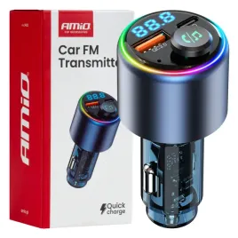 transmiter-samochodowy-fm-1usb-a-1usb-c-12v-24v-amio-04655-amio