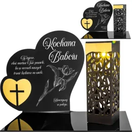 znicz-kochana-babcia-led-statuetka-pamieci-duzy-lampion-grob-dzien-babci