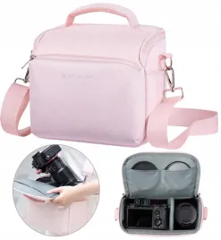torba-fotograficzna-na-aparat-kamere-damska-kandf-na-ramie-stylowa-rozowa