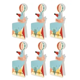 zaproszenia-cyrk-foka-partydeco-8-5x18-5-cm-6-szt