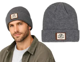 czapka-zimowa-ciepla-ciemnoszara-unisex-klasyczna-modna-casual