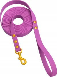 smycz-miejska-dla-psa-z-raczka-wodoodporna-lawendowa-200cm-2m-tasma-2cm