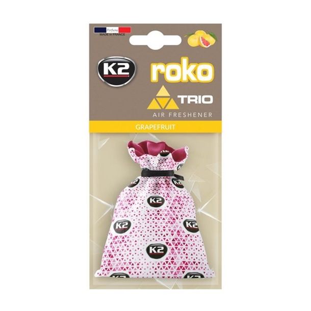 Zapach samochodowy K2 Roko Trio Grapefruit 25g