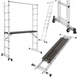 premium-rusztowanie-drabina-aluminiowe-lekkie-jezdne-2x8-498cm-150kg