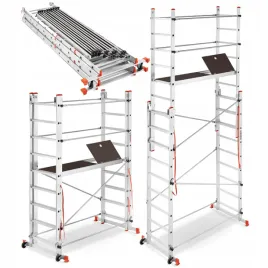 rusztowanie-aluminiowe-wielofunkcyjne-jezdne-skladane-385m-150-kg-m-2x7