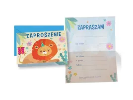 zaproszenia-z-koperta-lew-5-szt