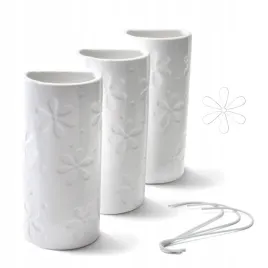 parownik-wody-z-motywem-kwiatowym-ligano-ceramiczny-3-sztuki-bialy