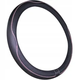 pokrowiec-na-kierownice-istn-czarno-rozowy-antyposlizgowy-elastyczny-38cm