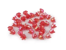 kwiaty-dzwoneczki-rekodzielo-diy-handmade-bransoletki-czerwone-9x11mm-10szt
