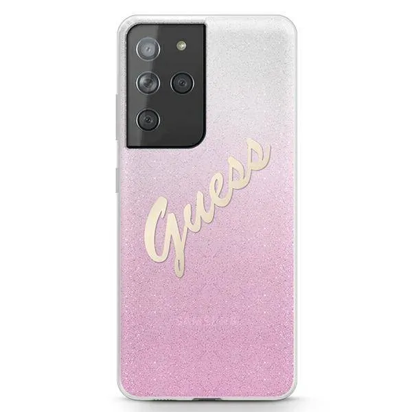 guess-gradient-script-samsung-s21-ultra-pink