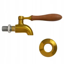 kran-do-dozownika-ceramicznego-vio-sf-2-metalowa-z-drewniana-raczka-gold