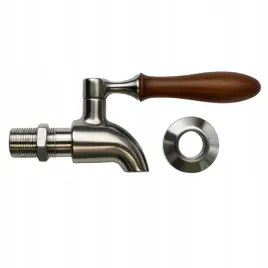 kran-do-dozownika-ceramicznego-vio-sf-2-metalowa-z-drewniana-raczka