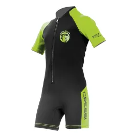 pianka-dla-dzieci-cressi-little-shark-zielona-krotki-rekaw-156-165-cm