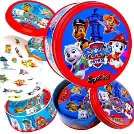 psi-patrol-dobble-gra-karciana-rodzinna-spot-it-30-kart-metalowa-puszka