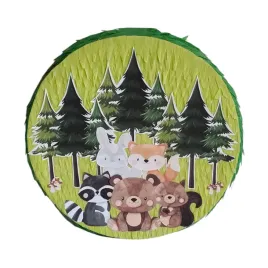 piniata-lesne-kijek-wypelnienie-33x33x10-cm-urodziny-dziecka-zwierzeta-las