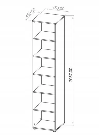 regal-maxione-czarny-stan-nowy