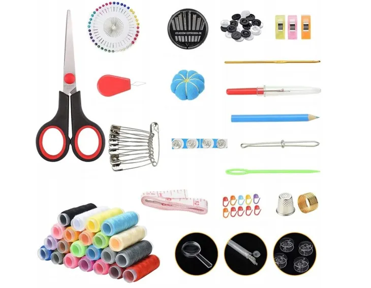 zestaw-krawiecki-183-elementy-elementy-zestawu-agrafki-igly-miara-naparstek-nawlekacz-nici-nozyczki-poduszka-na-szpilki-inne