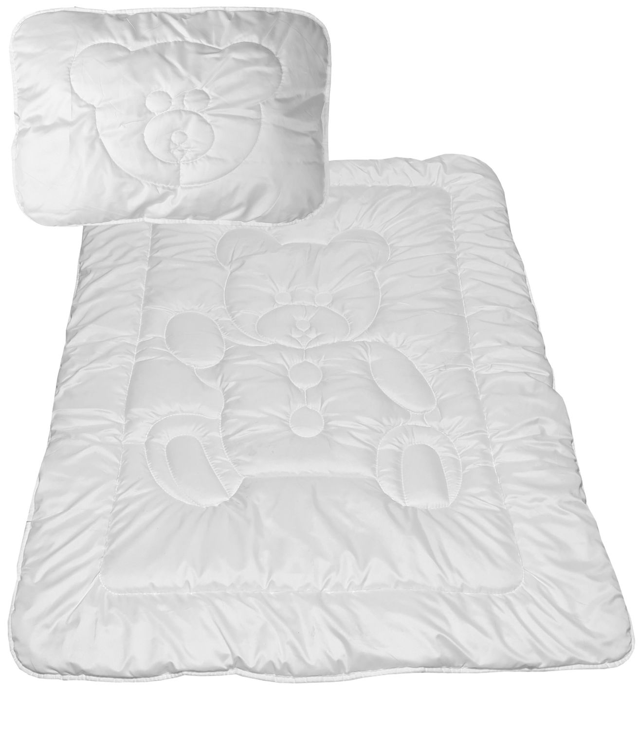 Promocja ﻿Kołdra do łóżeczka MIŚ 100×135 cm + poduszka 40×60 cm wyprzedaż przecena