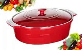 brytfanna-ceramiczna-z-pokrywa-do-zapiekania-36l-naczynie-owalne-czerwone