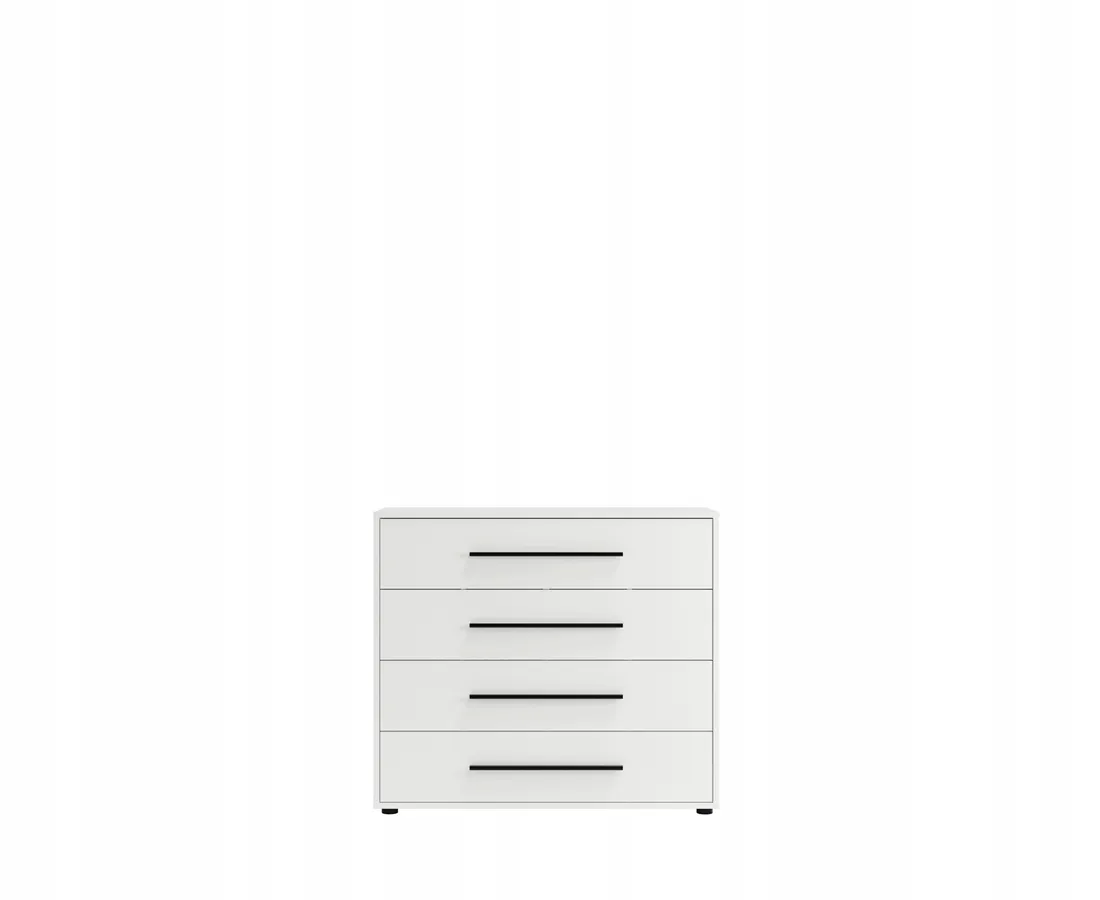 komoda-maxione-4sz-biala-stan-nowy