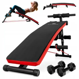 lawka-do-brzuszkow-treningowa-skosna-do-cwiczen-abs-regulowana-hantle-linki