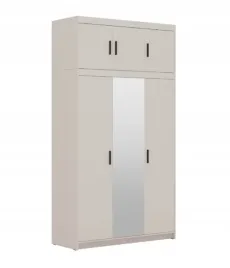 kaszmir-bez-piaskowy-szafa-z-nadstawka-133cm-3d-lustro-rumba-lp