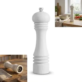 drewniany-mlynek-do-soli-i-pieprzu-235-cm-bialy-mat-ceramiczny-premium