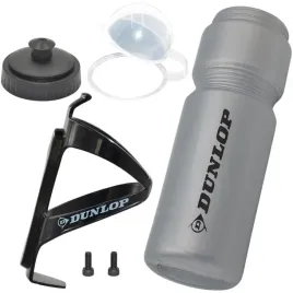 bidon-rowerowy-dunlop-750ml-z-koszykiem-srebrny