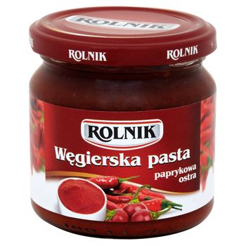 Węgierska pasta paprykowa ostra 200 ml Rolnik