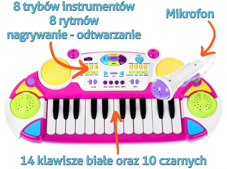 muzyczne-studio-dla-dzieci-keyboard-marka-leantoys