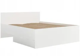 lozko-maxione-160-stelaz-pojemnik-szuflada-biale