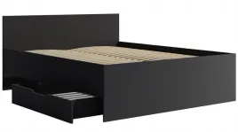 lozko-maxione-160-stelaz-pojemnik-szuflada-czarne