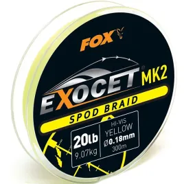 plecionka-wedkarska-karpiowa-0-18-mm-20-lb-exocet-mk2-spod-braid-fox-300m
