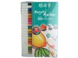 60x-markery-akrylowe-pisaki-flamastry-mazaki-wodoodporne-z-farba-zestaw