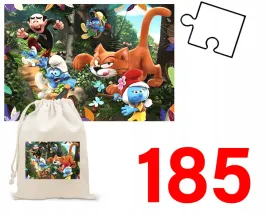 puzzle-252-el-ukladanka-prezent-smerfy-gargamel-woreczek-z-nadrukiem