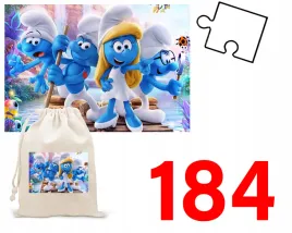 puzzle-252-el-ukladanka-prezent-smerfy-gargamel-woreczek-z-nadrukiem
