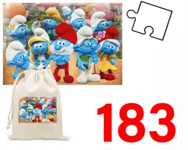 puzzle-252-el-ukladanka-prezent-smerfy-gargamel-woreczek-z-nadrukiem
