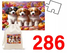 puzzle-24-el-ukladanka-prezent-pieski-slodziaki-woreczek-z-nadrukiem