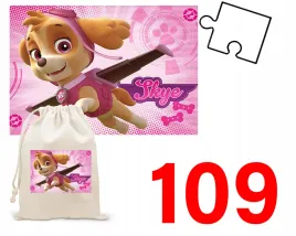 puzzle-70-el-ukladanka-prezent-psi-patrol-chase-skye-woreczek-z-nadrukiem