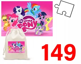 puzzle-96-el-prezent-moj-maly-kucyk-unicorn-woreczek-z-nadrukiem